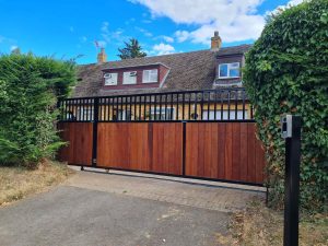 Electric Oak Gates